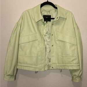 Seven For All Mankind Women's Light Green Jacket